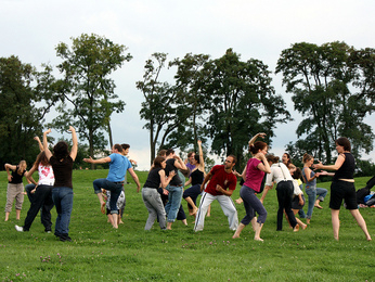 authentic movement group in nature